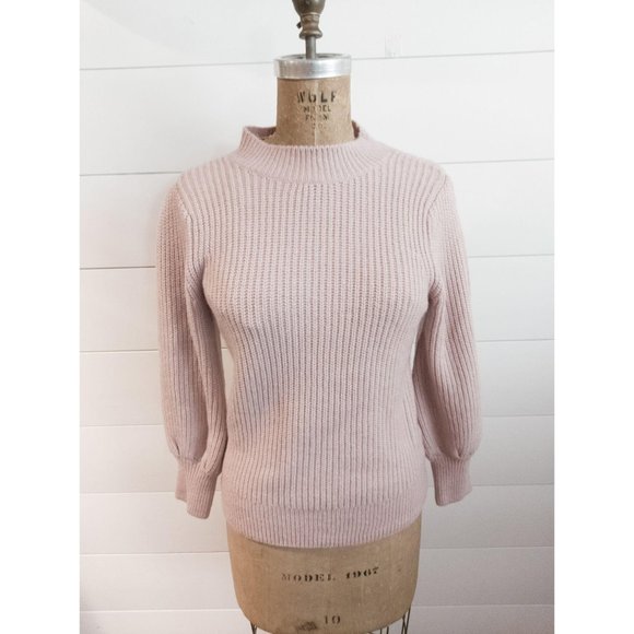 Halogen Sweaters - Halogen X Atlantic-Pacific Blouson Sleeve Sweater